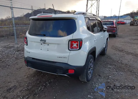 2016 Jeep Renegade Limited из США, поврежденный, VIN ZACCJBDT8GPD60583